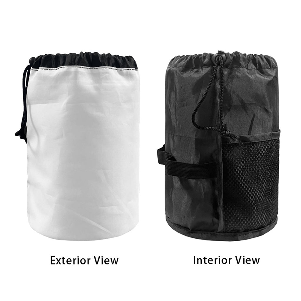 Caravan Camping Pattern Print Drawstring Makeup Bag