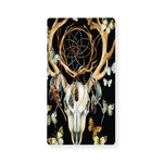 Dreamcatcher Deer Skull Print Baby Crib Sheet