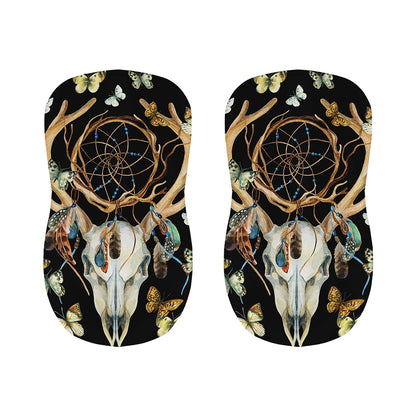 Dreamcatcher Deer Skull Print Bar Stool Covers