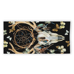 Dreamcatcher Deer Skull Print Beach Towel