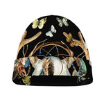 Dreamcatcher Deer Skull Print Beanie
