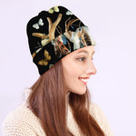 Dreamcatcher Deer Skull Print Beanie
