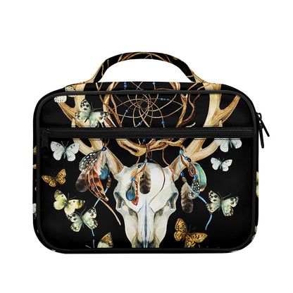 Dreamcatcher Deer Skull Print Briefcase Bible Bag