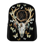 Dreamcatcher Deer Skull Print Casual Backpack