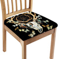 Dreamcatcher Deer Skull Print Chair Cushion Cover