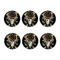 Dreamcatcher Deer Skull Print Coaster Set