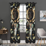 Dreamcatcher Deer Skull Print Curtain