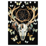 Dreamcatcher Deer Skull Print Curtain