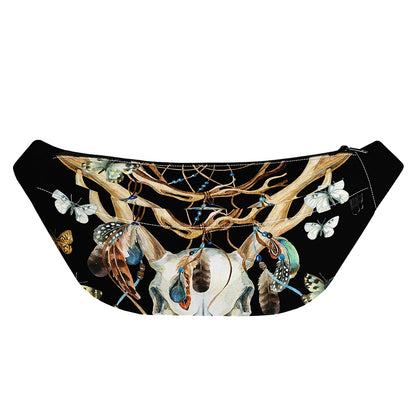 Dreamcatcher Deer Skull Print Fanny Pack