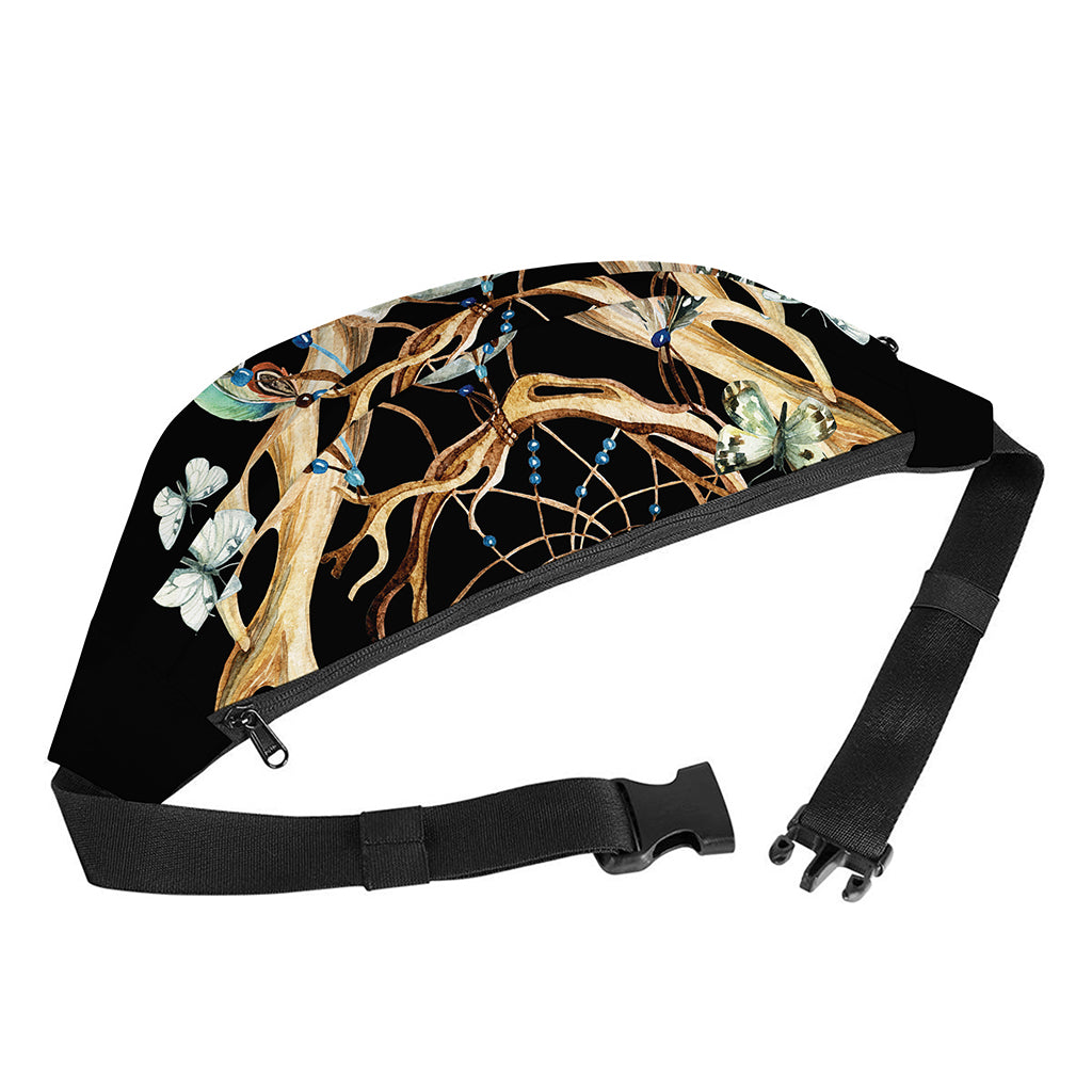 Dreamcatcher Deer Skull Print Fanny Pack