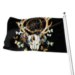 Dreamcatcher Deer Skull Print Flag