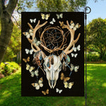 Dreamcatcher Deer Skull Print Garden Flag