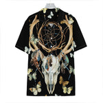 Dreamcatcher Deer Skull Print Hawaiian Shirt