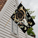 Dreamcatcher Deer Skull Print House Flag