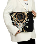 Dreamcatcher Deer Skull Print Laptop Sleeve