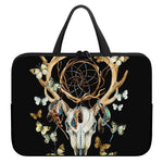 Dreamcatcher Deer Skull Print Laptop Sleeve With Handle