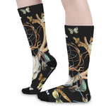 Dreamcatcher Deer Skull Print Long Socks