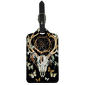 Dreamcatcher Deer Skull Print Luggage Tag