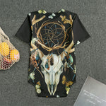 Dreamcatcher Deer Skull Print Men's Bodysuit