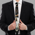 Dreamcatcher Deer Skull Print Necktie