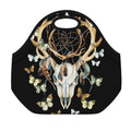 Dreamcatcher Deer Skull Print Neoprene Lunch Bag