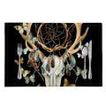 Dreamcatcher Deer Skull Print Placemat
