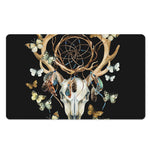 Dreamcatcher Deer Skull Print Polyester Doormat