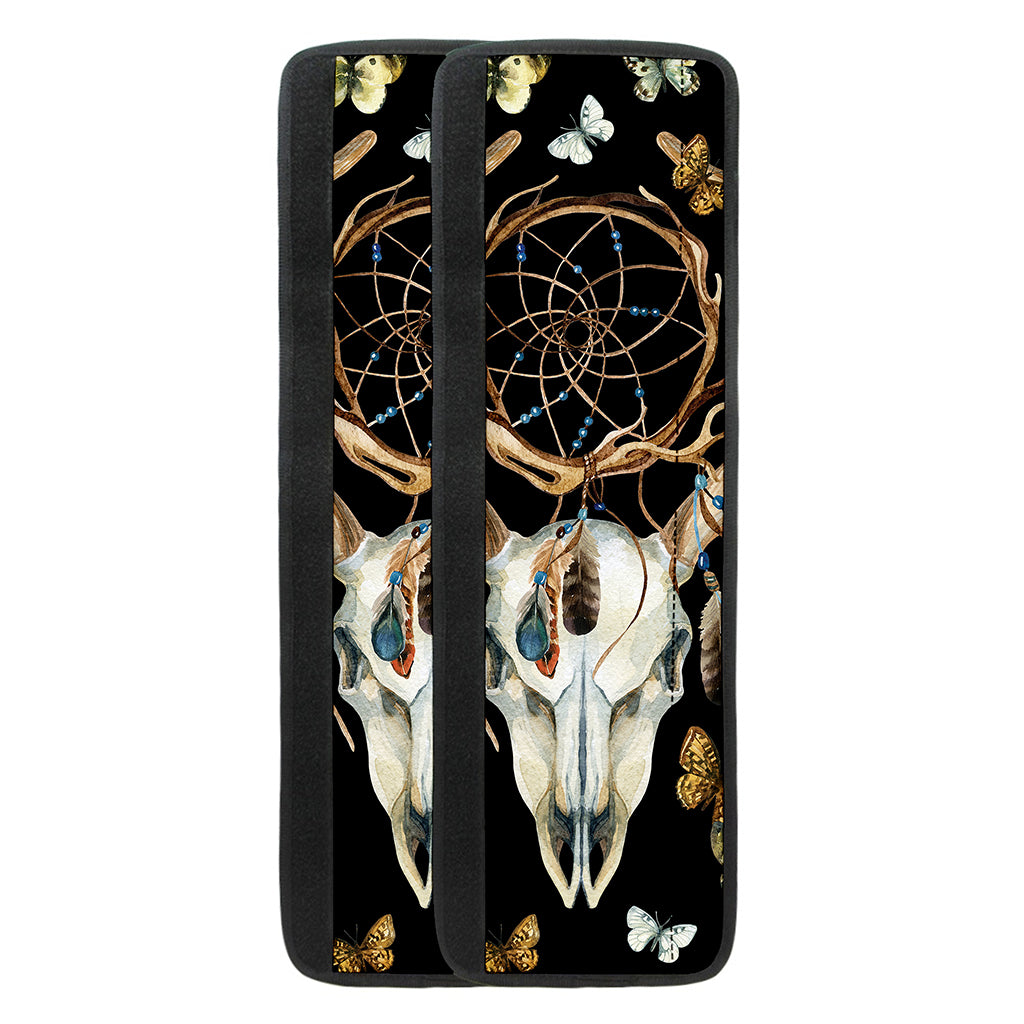 Dreamcatcher Deer Skull Print Refrigerator Handle Covers