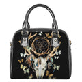 Dreamcatcher Deer Skull Print Shoulder Handbag