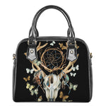 Dreamcatcher Deer Skull Print Shoulder Handbag