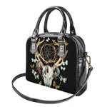 Dreamcatcher Deer Skull Print Shoulder Handbag
