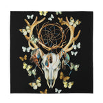 Dreamcatcher Deer Skull Print Silk Bandana