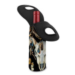 Dreamcatcher Deer Skull Print Single Neoprene Wine Tote