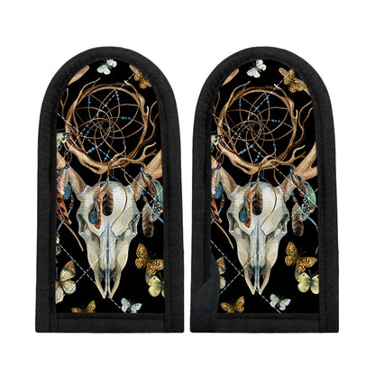 Dreamcatcher Deer Skull Print Skillet Handle Cover