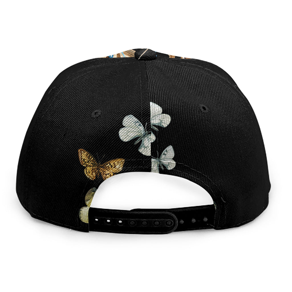 Dreamcatcher Deer Skull Print Snapback Cap