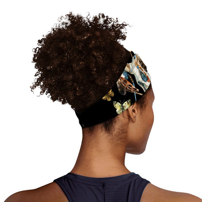 Dreamcatcher Deer Skull Print Sports Headband