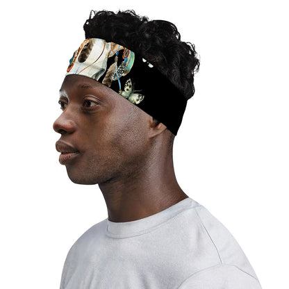 Dreamcatcher Deer Skull Print Sports Headband