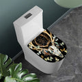 Dreamcatcher Deer Skull Print Toilet Lid Cover