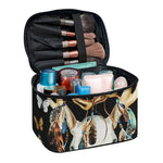 Dreamcatcher Deer Skull Print Travel Makeup Bag