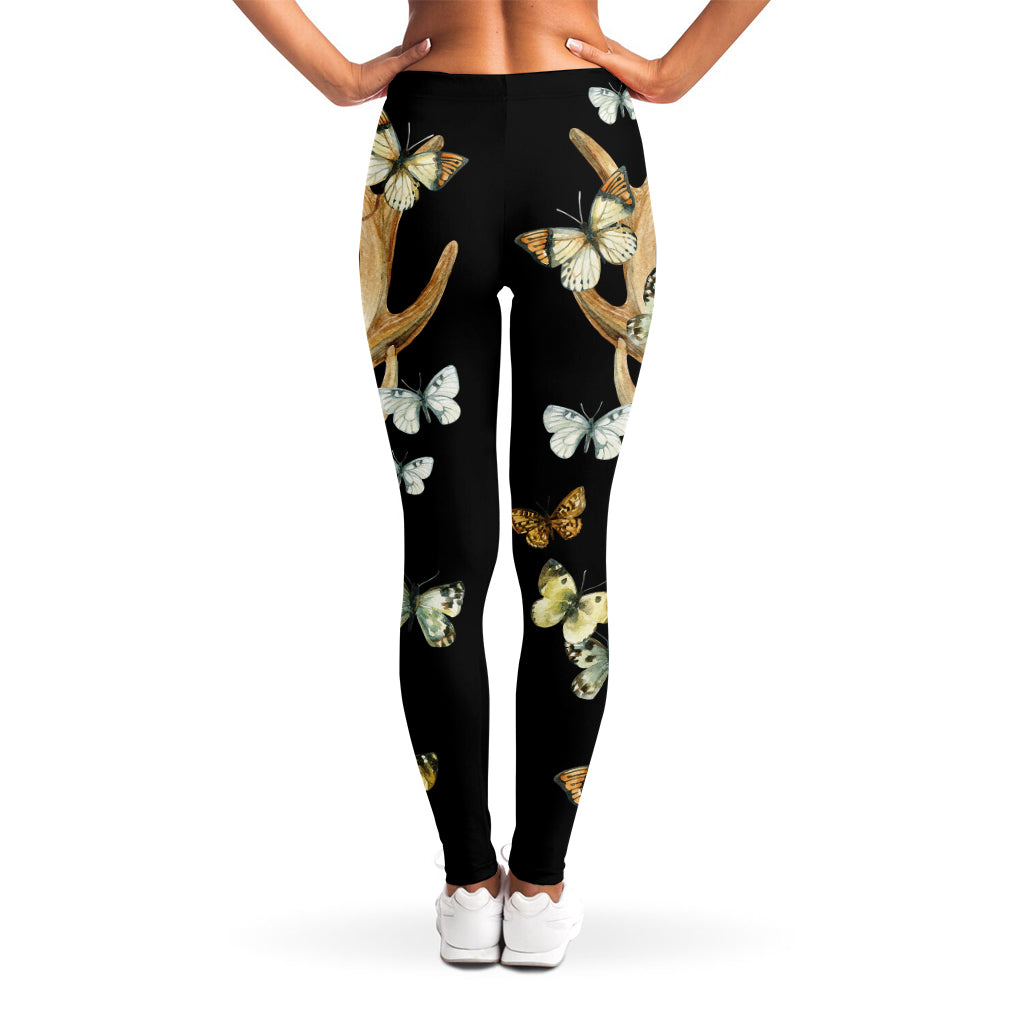 Dreamcatcher Deer Skull Print Women's Leggings