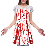 Dripping Blood Print Adjustable Apron