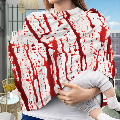 Dripping Blood Print Baby Seat Cover