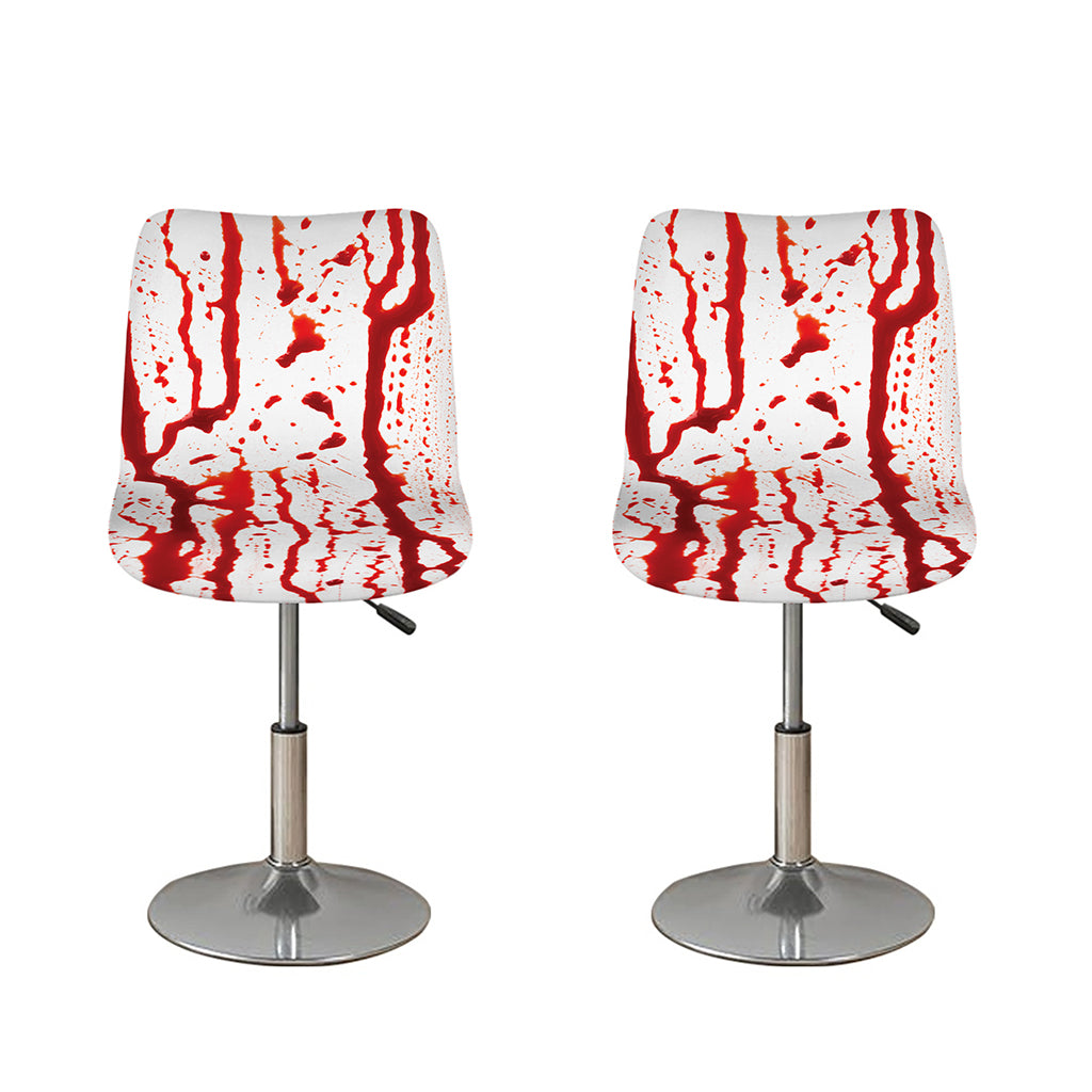 Dripping Blood Print Bar Stool Covers
