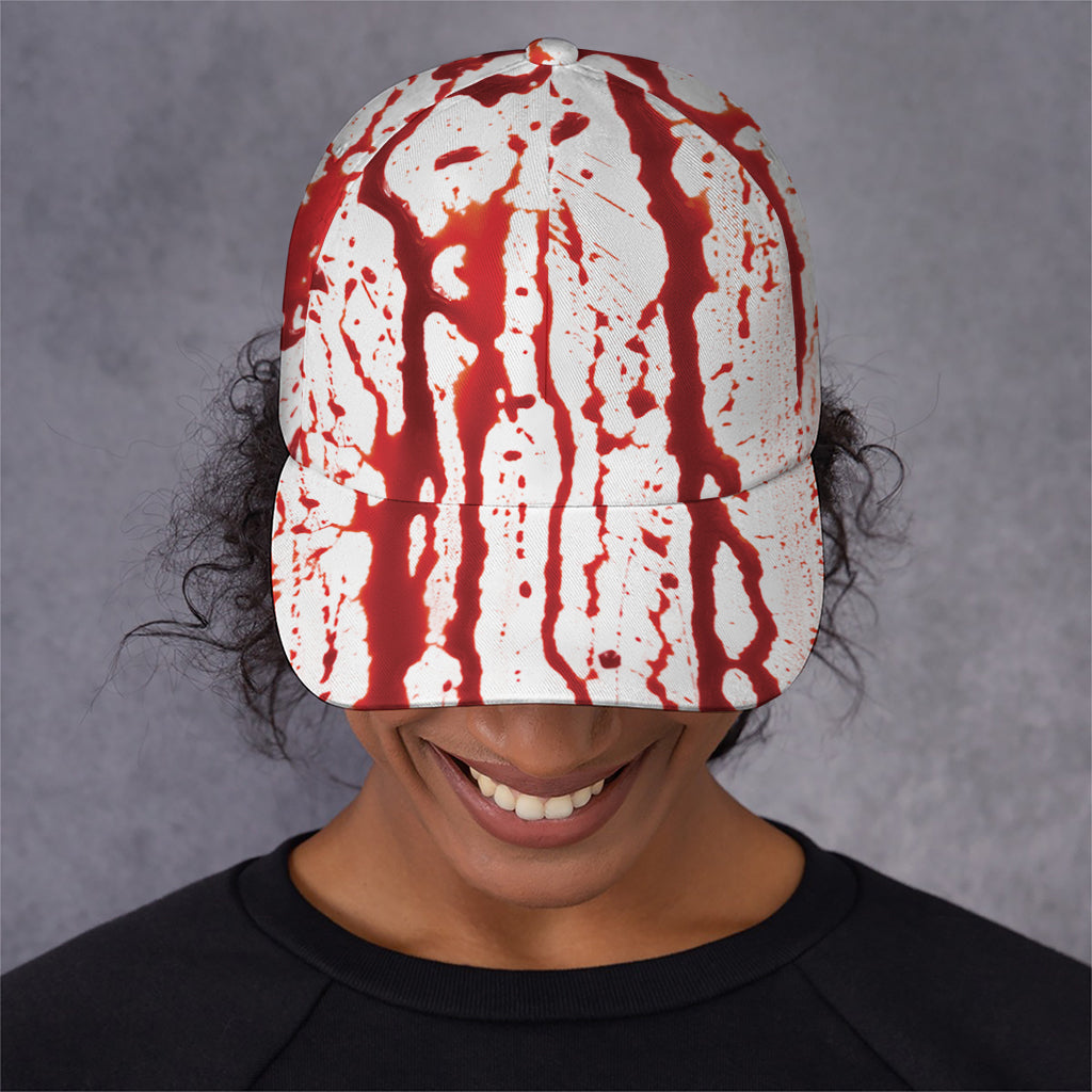 Dripping Blood Print Baseball Cap