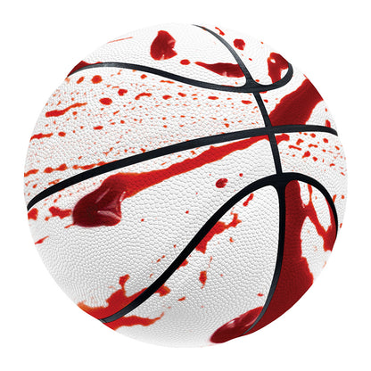 Dripping Blood Print Basketball