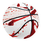 Dripping Blood Print Basketball