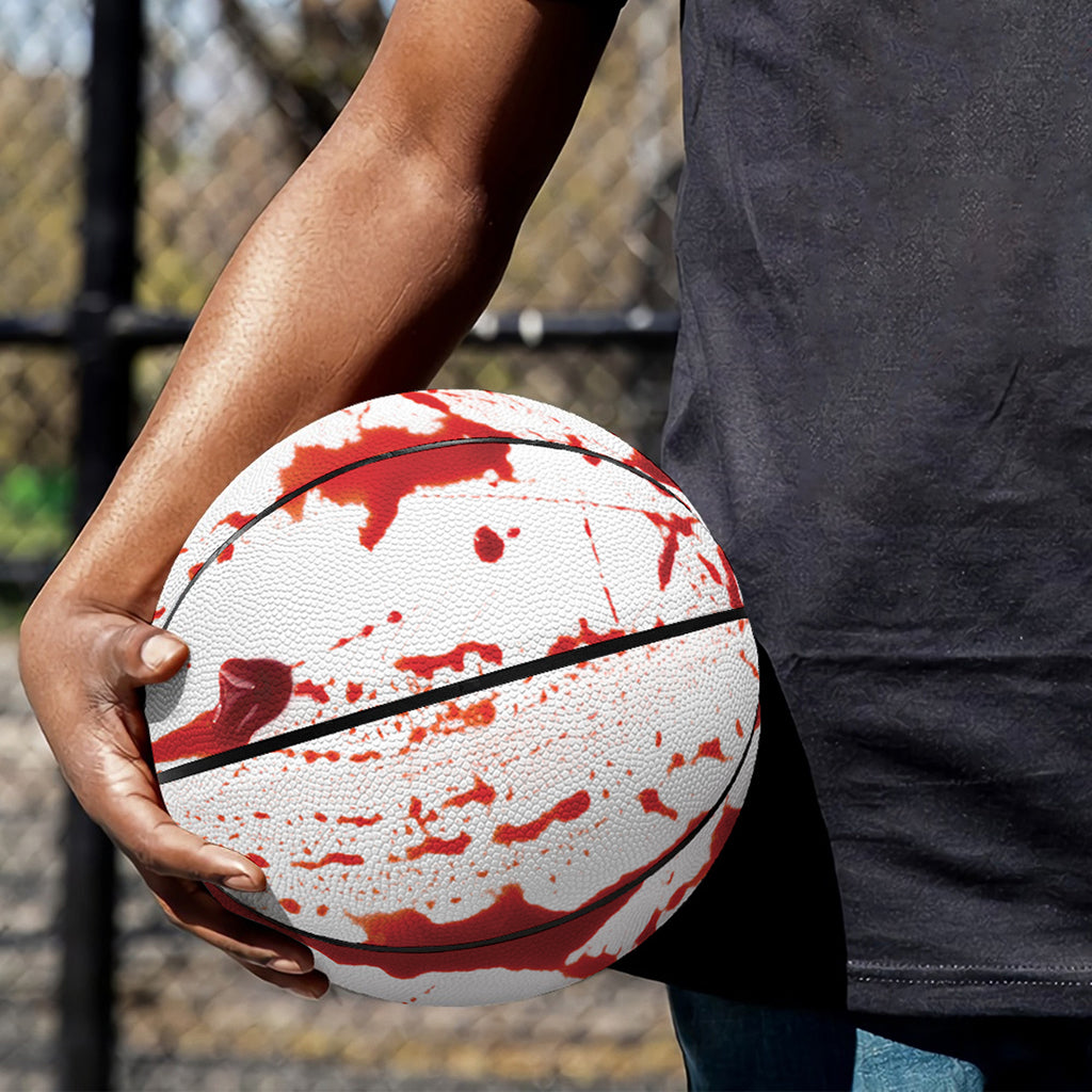 Dripping Blood Print Basketball