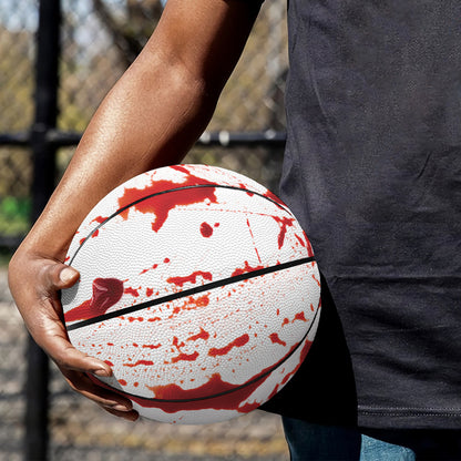 Dripping Blood Print Basketball