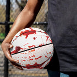 Dripping Blood Print Basketball