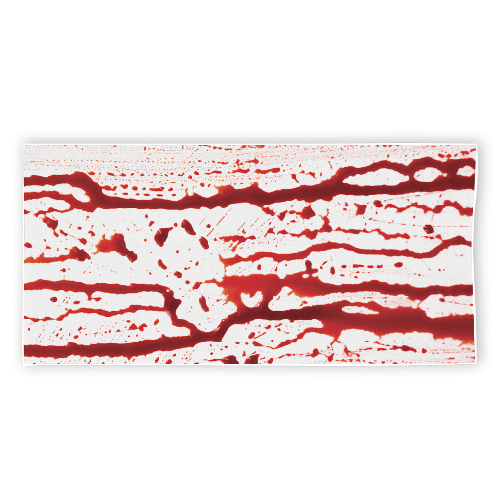 Dripping Blood Print Beach Towel